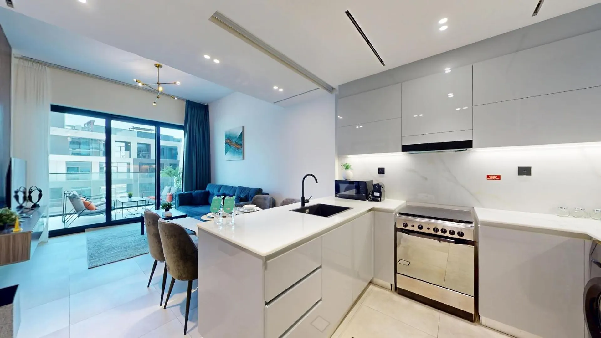 Fam Living Modern Smart Home At Business Bay With Iconic Burj And Canal Views Dubai
